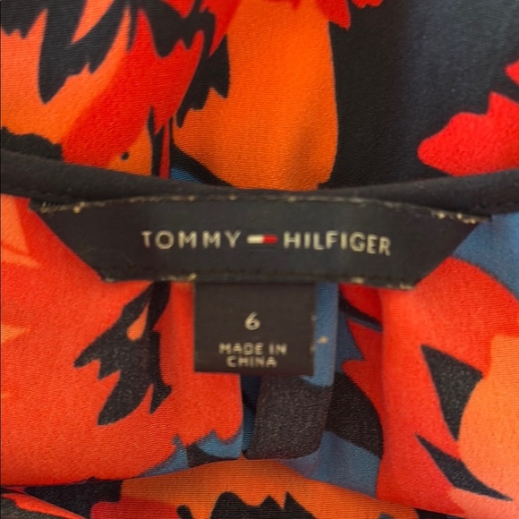 Tommy Hilfiger Pink and Blue Sundress Sleeveless Scoop Neck Resort Wear - Picture 2 of 8